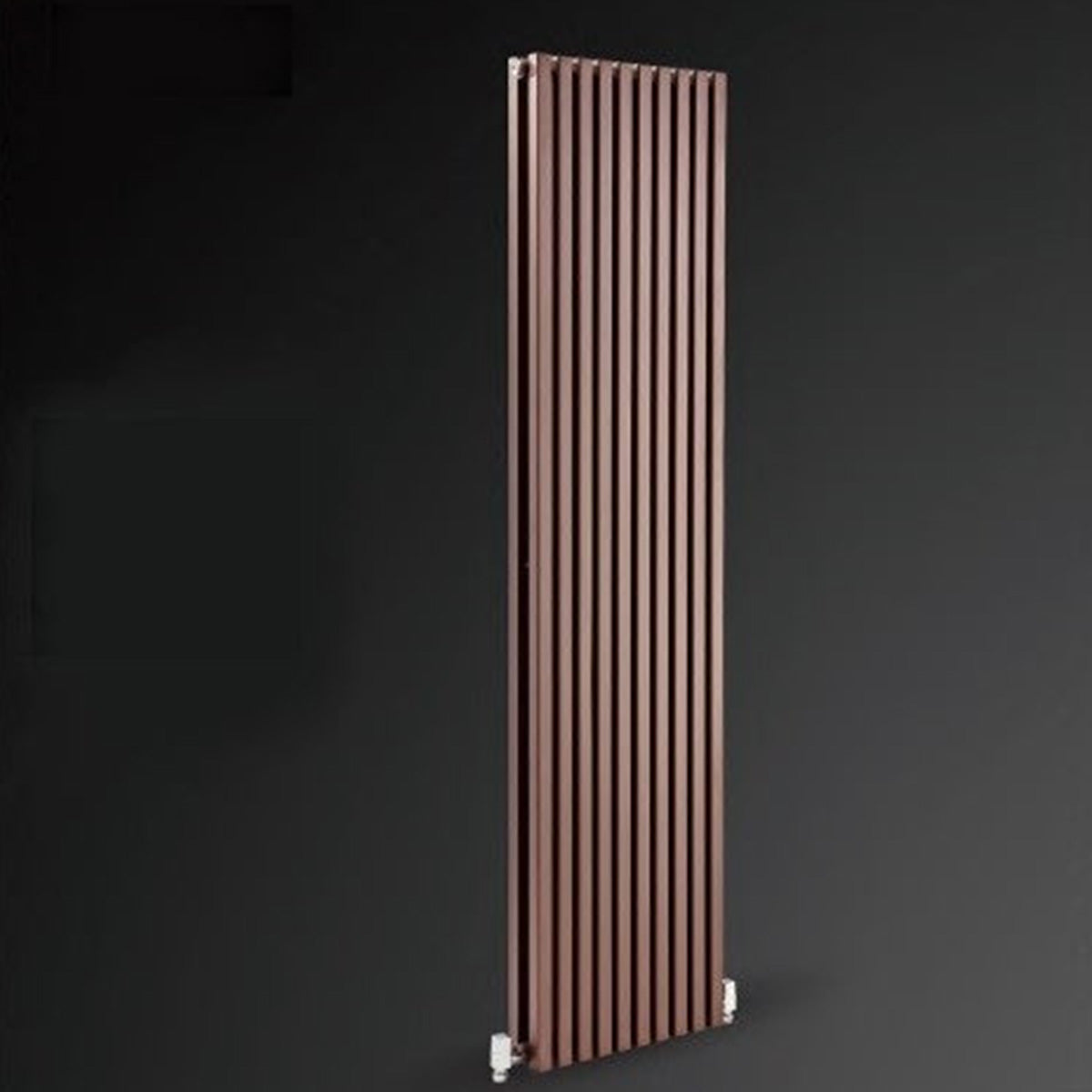 1800 x 450 mm Vertical Square Double Stylish Bronze Radiator